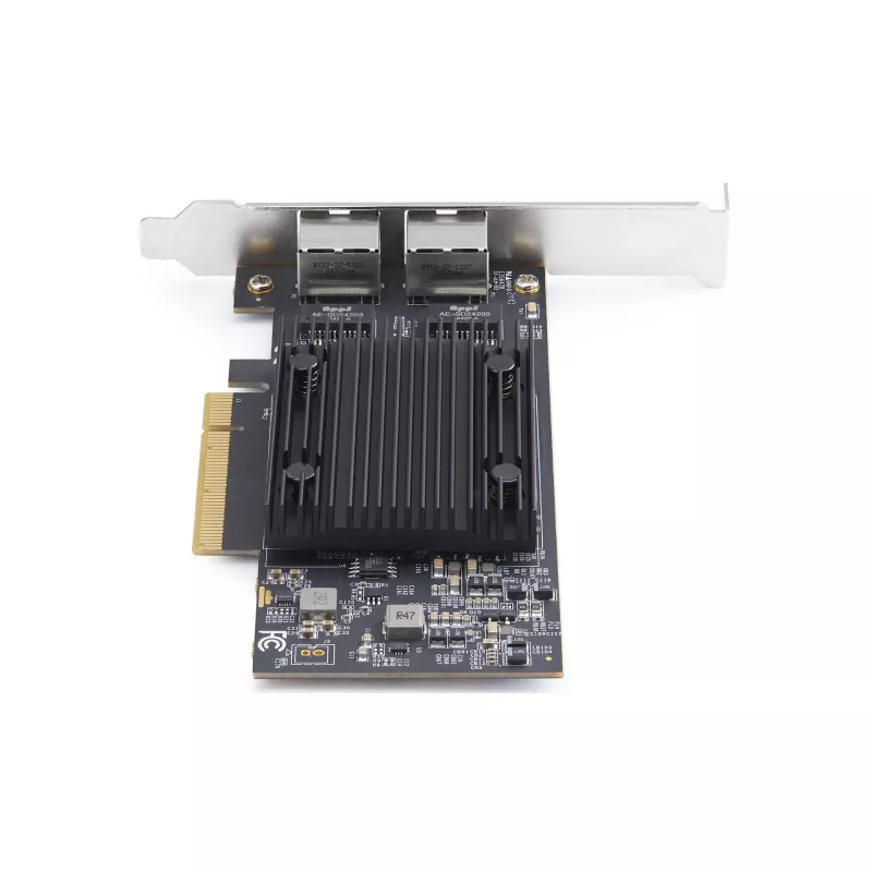 StarTech.com 2-portowa karta sieciowa PCIe 10Gb Ethernet, interfejs sieciowy 10GbE, chipset Broadcom BCM57416, podwójne RJ45 10GBase-T/Gigabit, karta NIC, TAA