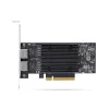 StarTech.com 2-portowa karta sieciowa PCIe 10Gb Ethernet, interfejs sieciowy 10GbE, chipset Broadcom BCM57416, podwójne RJ45 10GBase-T/Gigabit, karta NIC, TAA