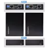 StarTech.com zestaw przedłużacza Ethernet VDSL2 przez pojedynczą parę przewodów, do 0,6 mili (1 km) zasięgu, repeater LAN przez linię telefoniczną/CAT5e/CAT6, do 300 Mb/s, zamiennik dla 110VDSLEXTEU - TAA