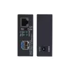 StarTech.com Konwerter mediów Gigabit Ethernet miedź-światłowód, SM LC, 20 km, 10/100/1000 Mb/s, RJ45 na LC, pełny metal, ramki Jumbo 9K, zgodny z TAA