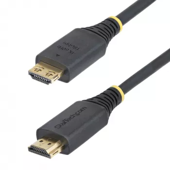 StarTech.com 8ft (2,4m) przewód HDMI High Speed z chwytnymi złączami, 4K 60Hz/1440p 144Hz, HDR10/HDCP 2.2/ARC, 18Gbps, UHD HDMI 2.0 Cord dla telewizora / monitora / wyświetlacza, płaszcz TPE
