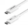 StarTech.com Kabel Thunderbolt 5 1 m, 80 Gb/s / do 120 Gb/s, 240 W PD, 8K 60 Hz, certyfikowany, kompatybilny z Thunderbolt 4/USB4/USB-C – biały