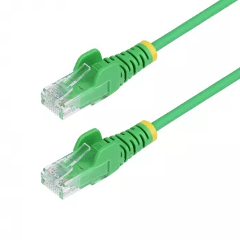 StarTech.com 1m Zielony cienki CAT6 Kabel Ethernet, Bez Zaczepów, 100W PoE, UTP, LSZH, 28AWG Czysta Miedź, cienki RJ45 Kabel Krosowy z Odciążeniami, Indywidualnie Testowany