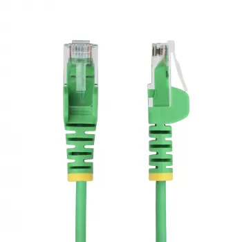StarTech.com 2m Zielony cienki Kabel Ethernet CAT6, Snagless, 100W PoE, UTP, LSZH, 28AWG czysta miedź, cienki przewód krosowy sieciowy RJ45 z odciążeniami, indywidualnie testowany