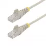 StarTech.com 7m szary cienki kabel Ethernet CAT6, bezzaczepowy, PoE 100W, UTP, LSZH, 28AWG czysta miedź, wtyk cienki RJ45 z odciążkami, testowany indywidualnie