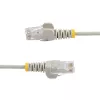 StarTech.com 7m szary cienki kabel Ethernet CAT6, bezzaczepowy, PoE 100W, UTP, LSZH, 28AWG czysta miedź, wtyk cienki RJ45 z odciążkami, testowany indywidualnie