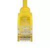StarTech.com 7m żółty cienki kabel Ethernet CAT6, bezzaczepowy, 100W PoE, UTP, LSZH, 28AWG czysta miedź, cienki przewód krosowy RJ45 z odciążeniami, testowany indywidualnie
