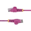 StarTech.com 3m Różowy cienki Kabel Ethernet CAT6, Bezzaczepowy, 100W PoE, UTP, LSZH, 28AWG Czysta Miedź, cienki Patch Cord RJ45 z Odciążeniami, Indywidualnie Testowany