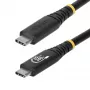 StarTech.com Kabel USB4 2 m (6 stóp), 20 Gb/s, certyfikowany USB-IF kabel USB-C, 240 W PD EPR, 4K 120 Hz DP 1.4, płaszcz TPE, czarny przewód USB-C