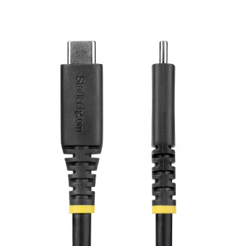 StarTech.com Kabel USB4 2 m (6 stóp), 20 Gb/s, certyfikowany USB-IF kabel USB-C, 240 W PD EPR, 4K 120 Hz DP 1.4, płaszcz TPE, czarny przewód USB-C