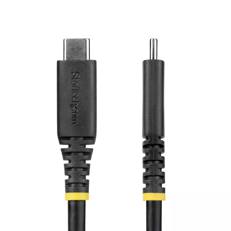 StarTech.com Kabel USB4 2 m (6 stóp), 20 Gb/s, certyfikowany USB-IF kabel USB-C, 240 W PD EPR, 4K 120 Hz DP 1.4, płaszcz TPE, czarny przewód USB-C