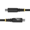 StarTech.com Kabel USB4 2 m (6 stóp), 20 Gb/s, certyfikowany USB-IF kabel USB-C, 240 W PD EPR, 4K 120 Hz DP 1.4, płaszcz TPE, czarny przewód USB-C