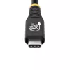 StarTech.com Kabel USB4 2 m (6 stóp), 20 Gb/s, certyfikowany USB-IF kabel USB-C, 240 W PD EPR, 4K 120 Hz DP 1.4, płaszcz TPE, czarny przewód USB-C