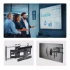 StarTech.com Ultracienki przegubowy uchwyt ścienny do telewizora dla telewizorów do 65 cali i 99 funtów/45 kg, VESA 600x400, zgodny z TAA niskoprofilowy uchwyt