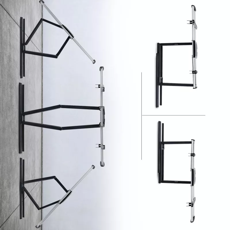 StarTech.com Ultracienki przegubowy uchwyt ścienny do telewizora dla telewizorów do 65 cali i 99 funtów/45 kg, VESA 600x400, zgodny z TAA niskoprofilowy uchwyt