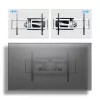 StarTech.com Heavy-Duty Articulating TV Wall Mount for up to 100-inch and 187.4lb/85kg płaski Screens, VESA 800x500, Low-Profile Bracket, TAA-Compliant