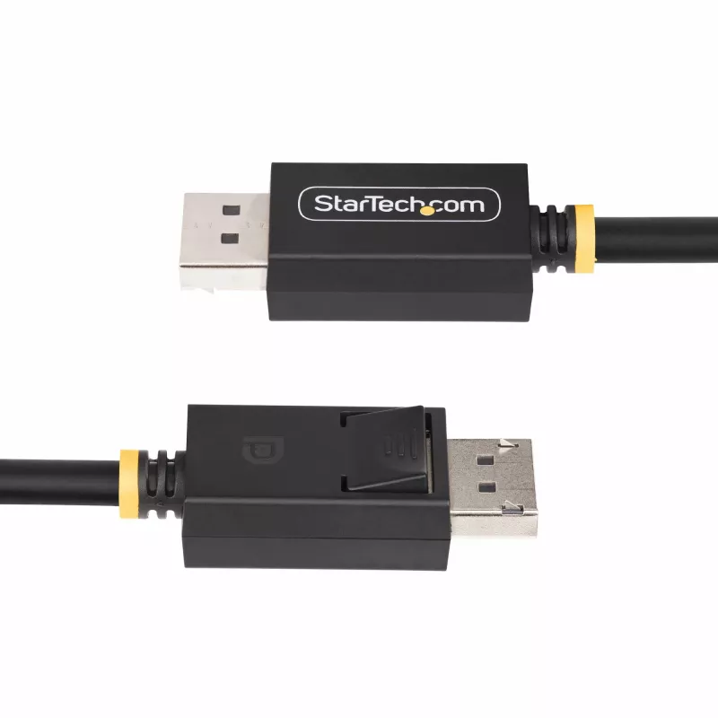 StarTech.com 3m (10ft) DisplayPort 2.1 kabel, VESA Certified DP40 DisplayPort kabel w/UHBR10/HDR/HDCP 2.2, 8K 60Hz/4K 144Hz w/DSC 1.2a, 40Gbps, DP 2.1 kabel, UHD Monitor Cord, M/M