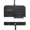 Adapter StarTech.com USB-C/USB-A do M.2 NVMe i SATA 2,5 inch/3,5 inch, 10 Gb/s, bez narzędziowy zewnętrzny czytnik dysków SSD HDD, klucz B+M/M