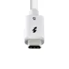 StarTech.com Kabel Thunderbolt 5, 1,5 stopy (50 cm), 80 Gb/s / do 120 Gb/s, PD 240 W, 8K 60 Hz, certyfikowany kabel Thunderbolt, kompatybilny z Thunderbolt 4 / USB4 / USB-C – biały