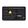 StarTech.com 40-elementowy zestaw narzędzi do naprawy komputerów do laptopów/PC/elektroniki/telefonów, zestaw precyzyjnych wkrętaków 30-bit, zdejmowana pokrywa z podkładką magnetyczną, narzędzia do podważania