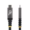 StarTech.com 1.5m (5ft) USB4 kabel, 80Gbps, USB-IF Certified USB-C kabel, 240W PD, 8K 120Hz/4K 240Hz DP2.1 DP80, TPE Jacket, Thunderbolt 4 Kompatybilny - Czarny USB-C Cord