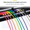 StarTech.com 25 cm zielony cienki kabel Ethernet cienki CAT6, bez zaczepów, 100W PoE, UTP, LSZH, 28AWG czysta miedź, cienka krosowa karta sieciowa RJ45 z odciążeniami, testowany indywidualnie