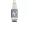 StarTech.com 3m (10ft) Kabel USB4, 20Gbps, certyfikowany przez USB-IF kabel USB-C, 60W PD, 4K 120Hz DP 1.4, powłoka TPE, biały przewód USB-C