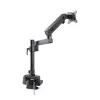 Uchwyt biurkowy StarTech.com do monitora, do ekranu 40 cali/8 kg, ramię ze sprężyną mechaniczną, zacisk C/przepust, montaż od góry, regulacja beznarzędziowa