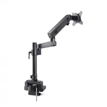 Uchwyt biurkowy StarTech.com do monitora, do ekranu 40 cali/8 kg, ramię ze sprężyną mechaniczną, zacisk C/przepust, montaż od góry, regulacja beznarzędziowa