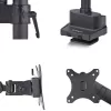Uchwyt biurkowy StarTech.com do monitora, do ekranu 40 cali/8 kg, ramię ze sprężyną mechaniczną, zacisk C/przepust, montaż od góry, regulacja beznarzędziowa
