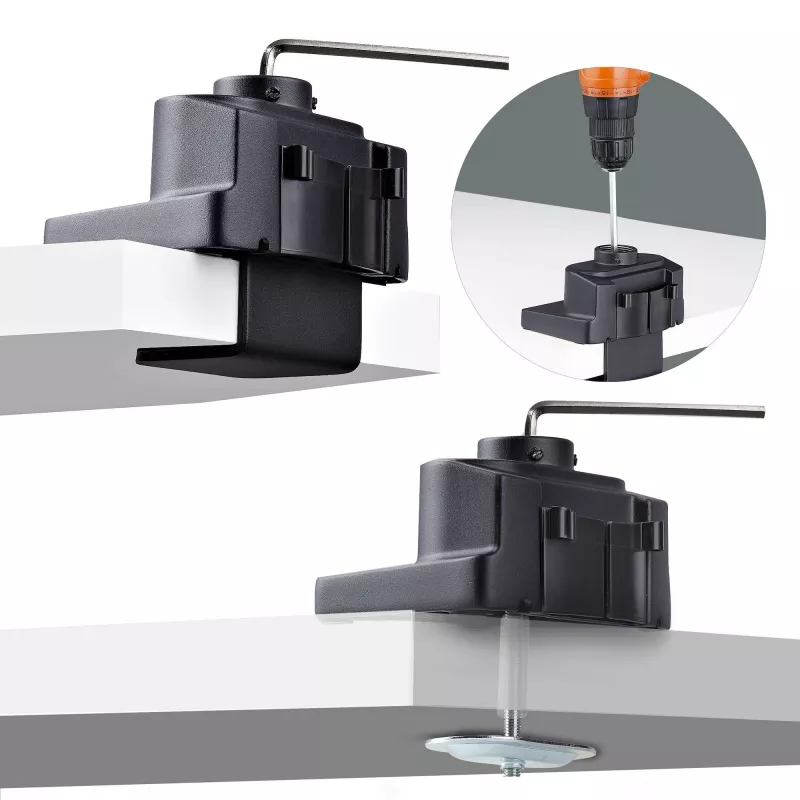 Uchwyt biurkowy StarTech.com do monitora, do ekranu 40 cali/8 kg, ramię ze sprężyną mechaniczną, zacisk C/przepust, montaż od góry, regulacja beznarzędziowa
