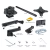 Uchwyt biurkowy StarTech.com do monitora, do ekranu 40 cali/8 kg, ramię ze sprężyną mechaniczną, zacisk C/przepust, montaż od góry, regulacja beznarzędziowa