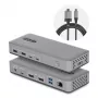 Stacja dokująca StarTech.com Dual-Monitor USB-C, DisplayPort, 4K 60 Hz, ładowanie laptopa 100 W, 1 GbE, bez sterowników, dok do wielu monitorów dla systemu Windows