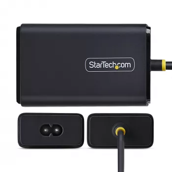 StarTech.com 65W USB-C Laptop Charger, 1.5m Tethered USB-C kabel, zasilacz Brick for Dell, XPS, HP ProBook, MacBook Pro, Microsoft Surface Pro