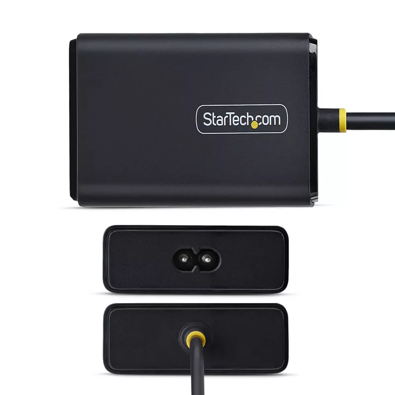 Ładowarka do laptopa StarTech.com USB-C 100W z przewodem USB-C na stałe 1,5m, zasilacz do Dell, XPS, HP ProBook, MacBook Pro, Microsoft Surface Pro