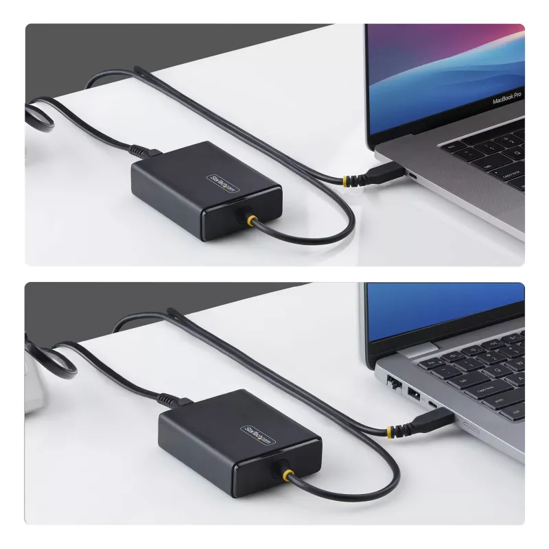 Ładowarka do laptopa StarTech.com USB-C 100W z przewodem USB-C na stałe 1,5m, zasilacz do Dell, XPS, HP ProBook, MacBook Pro, Microsoft Surface Pro