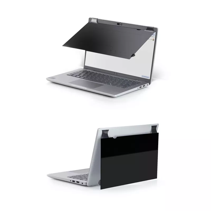 Filtr prywatyzujący StarTech.com 13,3 cala 16:9 Bright z obsługą dotyku, Flip-Over, przepuszczalność światła 75%, filtr antyodblaskowy, kąt widzenia +/- 30°
