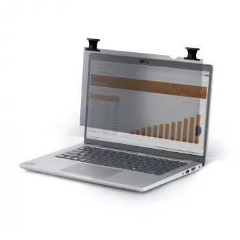 StarTech.com 14.1-calowy filtr prywatyzacyjny z ekranem dotykowym Bright 16:10, odwracany, przepuszczalność światła 75%, filtr prywatyzacyjny z powłoką antyrefleksyjną, kąt widzenia +/- 30°