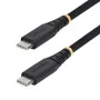 StarTech.com 2m (6ft) przewód ładujący USB-C, 60W (3A) PD, dwuwarstwowy oplot nylon/TPE, wytrzymały kabel ładujący USB C, przewód do ładowania laptopa USB 2.0