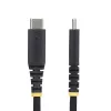 StarTech.com 3m (10ft) USB-C Charging kabel, 60W (3A) PD, Dual-Layer Braided Nylon/TPE Jacket, Rugged USB C Charging Cord, USB 2.0 Laptop Charger kabel