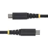 StarTech.com 3m (10ft) USB-C Charging kabel, 60W (3A) PD, Dual-Layer Braided Nylon/TPE Jacket, Rugged USB C Charging Cord, USB 2.0 Laptop Charger kabel