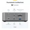 Stacja dokująca StarTech.com Thunderbolt 5, DP / HDMI, potrójny monitor do 4K 144 Hz lub podwójny 8K 60 Hz, 5 portów USB, ładowanie laptopa 140 W