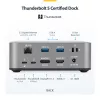 Stacja dokująca StarTech.com Thunderbolt 5, DP / HDMI, potrójny monitor do 4K 144 Hz lub podwójny 8K 60 Hz, 5 portów USB, ładowanie laptopa 140 W