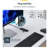 StarTech.com 4-Portowy Hub USB-A, 5 Gb/s, Zasilany z magistrali, USB-A do 4x Mini hub USB-A, Dodatkowo długi kabel hosta 2 stopy/61 cm, Tworzywo PCR, Przenośny hub USB do komputera stacjonarnego / laptopa