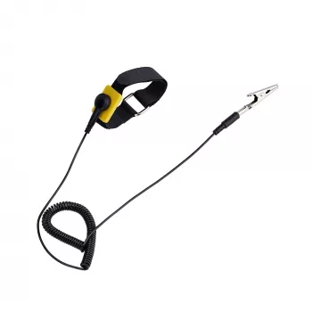 StarTech.com Antistatic Wrist Strap with Grounding kabel, ESD Safe Band with 5ft / 1.5m Detachable Cord, Prevent Electrostatic Discharge, Adjustable Fit, TAA