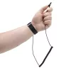 StarTech.com Antistatic Wrist Strap with Grounding kabel, ESD Safe Band with 5ft / 1.5m Detachable Cord, Prevent Electrostatic Discharge, Adjustable Fit, TAA
