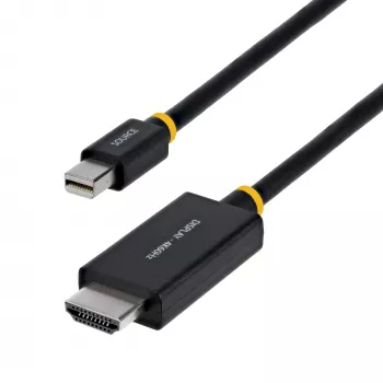 StarTech.com Kabel przejściówki Mini DisplayPort do HDMI 1 m, 4K 60 Hz z HBR3/HDCP 2.3/DPCP, MDP do HDMI 2.0, aktywny konwerter sygnału wideo, Mini DisplayPort z komputera stacjonarnego do monitora HDMI