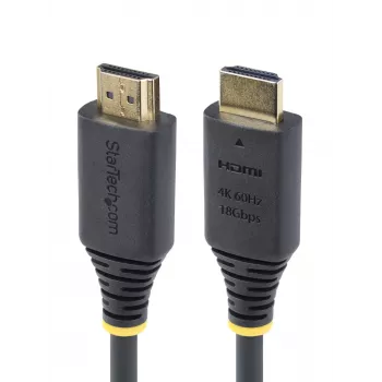 StarTech.com 8ft (2.4m) Premium Certified High Speed HDMI kabel, 4K 60Hz/1440p 144Hz, HDR10/HDCP 2.2/ARC, 18Gbps, UHD HDMI 2.0 Cord for TV/Monitor/Display, TPE Jacket