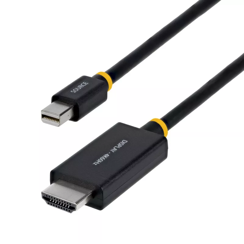 StarTech.com 2M-MDP-HDMI2-4K60 adapter kabla wideo Mini DisplayPort HDMI Typ A (Standard) Czarny