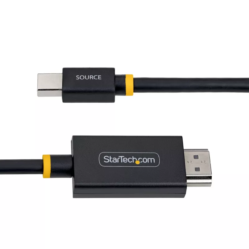 StarTech.com 2M-MDP-HDMI2-4K60 adapter kabla wideo Mini DisplayPort HDMI Typ A (Standard) Czarny